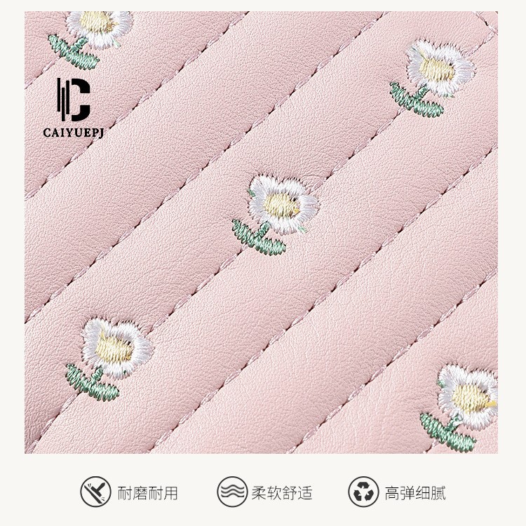 Cross-border foreign trade wallet, simple wallet, ladies' small wallet, fashionable short style, ins simple mini coin purse details Picture