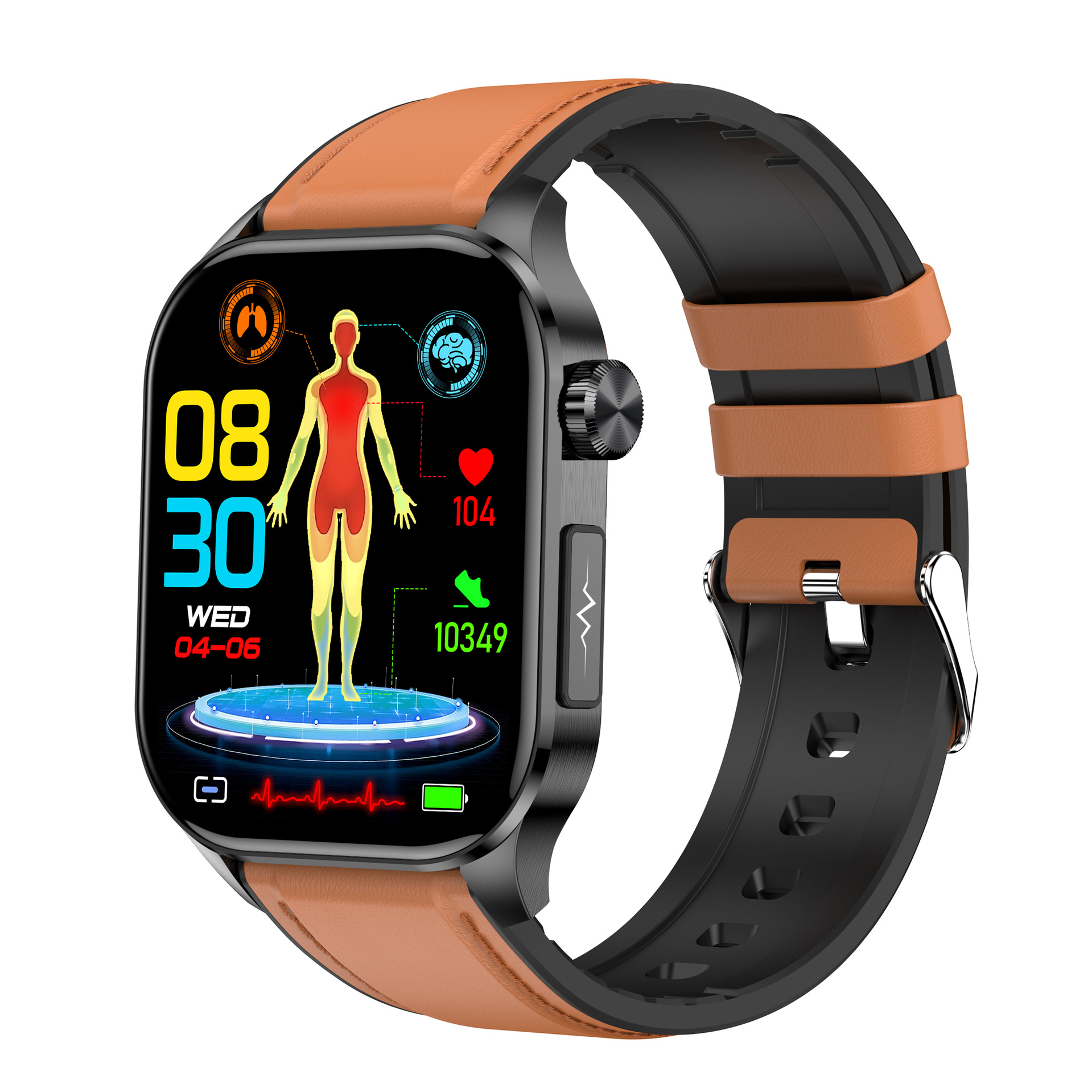 The new et580 smartwatch features Bluetooth call, AMOLE touchscreen and multi-sport mode Item Picture
