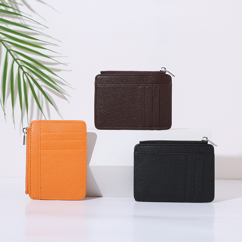 2021 New Korean version men's card holder, women's card case, coin purse, gift, company LOGO wallet in stock full figure