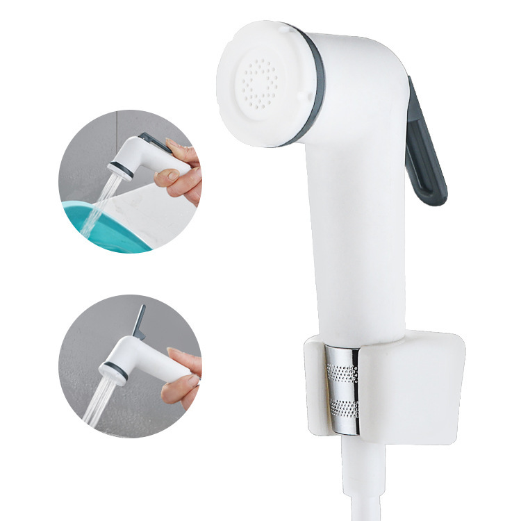 Toilet spray gun, faucet high-pressure flushing device, companion feminine wash nozzle, bathroom toilet pressurized spray gun full figure