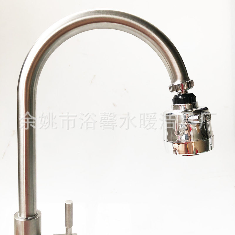 Vegetable basin faucet, foaming nozzle, electroplated, customizable, long type, blister packaging, splash-proof, two-level adjustment, direct supply from the manufacturer Application Scenario