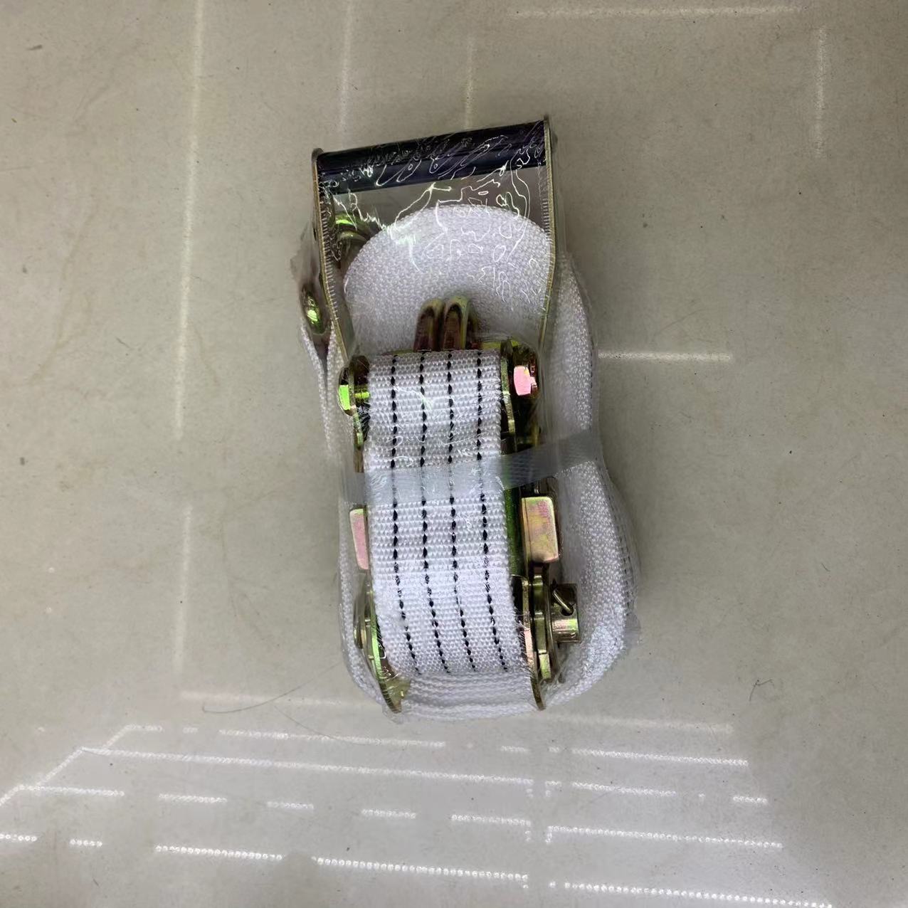 扁平彩色吊装带工业起重吊装带高强度吊装带吊车专用涤纶吊机吊带白底实物图