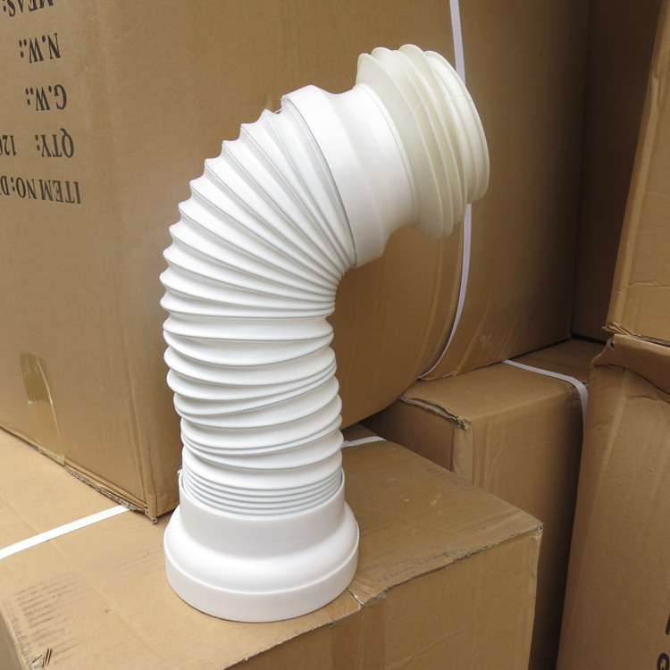 Wall-mounted toilet sewage pipe, rear toilet connection pipe, hanging toilet accessory, toilet hose, extendable drainage pipe Application Scenario