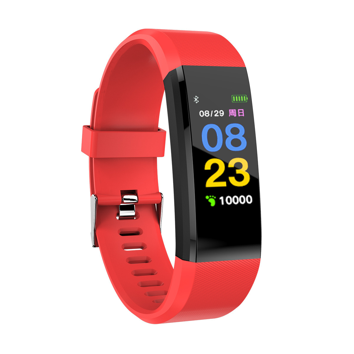 115plus Color screen smart bracelet for blood pressure measurement information reminder, multi-functional student and adult health exercise step counting Specification drawing