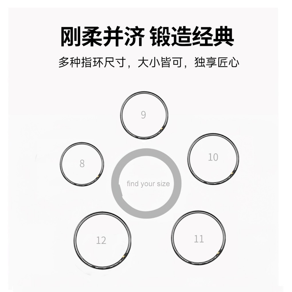 The new cross-border R11 smart ring features advanced technologies such as heart rate, blood oxygen, sleep, exercise step counting, water resistance, Bluetooth and photo-taking Application Scenario