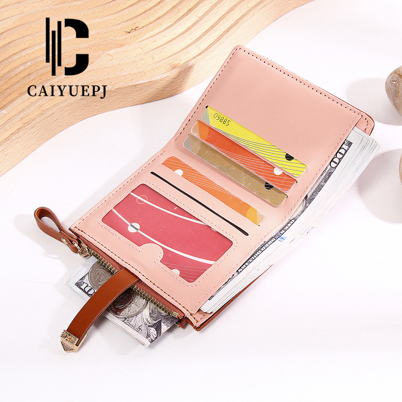 New women's wallet, short and simple card case, Summer 2024 Wallet cross-border zipper coin purse wholesale Application Scenario