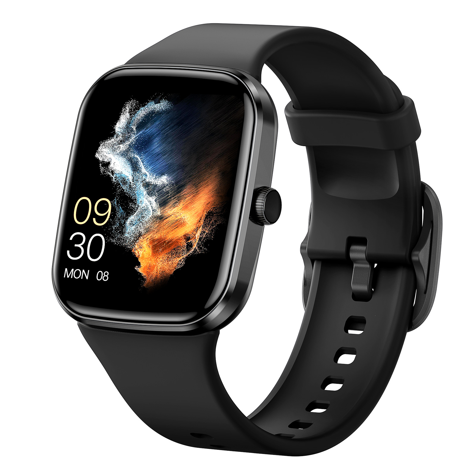 A new cross-border AMOLED sports smartwatch for both men and women, suitable for blood pressure, blood oxygen, heart rate, step counting, Bluetooth communication Specification drawing