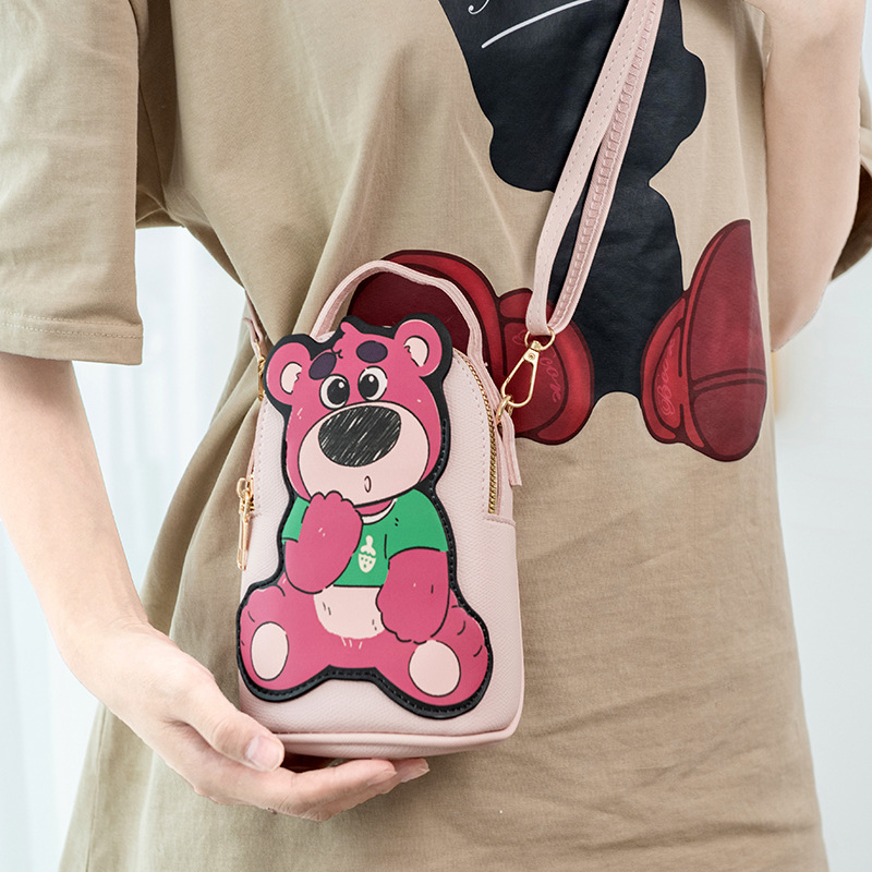 2024 Compact, lightweight, summer cute new high-end fashion handbag, mobile phone bag, crossbody women's vertical style full figure