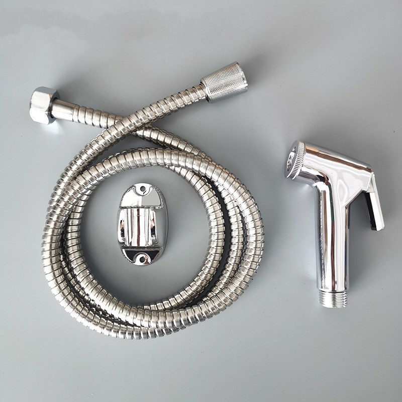 Cross-border body cleansing women's shower head, handheld toilet spray gun set, portable shower head, pressurized flushing toilet water gun Application Scenario