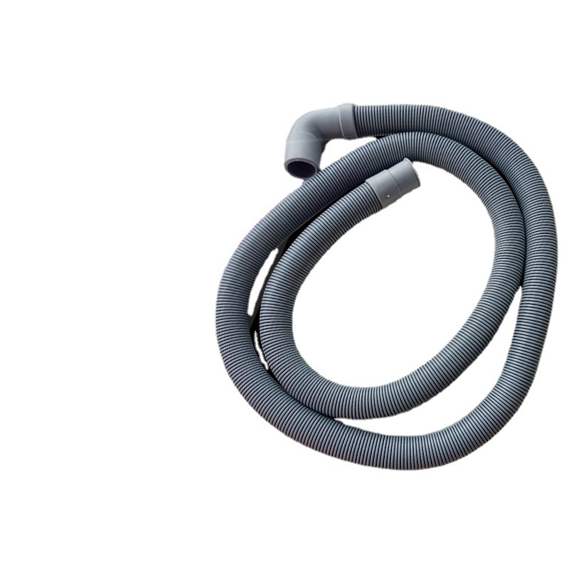 【 Huxin 】 One-piece consignment of elbow drum washing machine drain pipe with clamp adapter drainpipe Item Picture