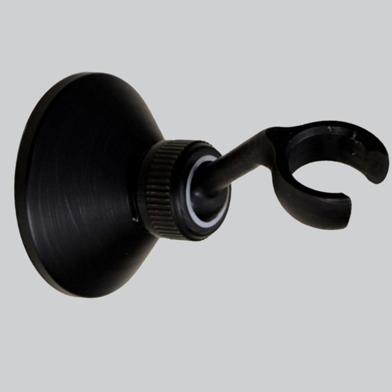 Shower accessories: Copper shower hand spray stand, fork adjustable height, fixed base, copper hand-held shower head stand Application Scenario