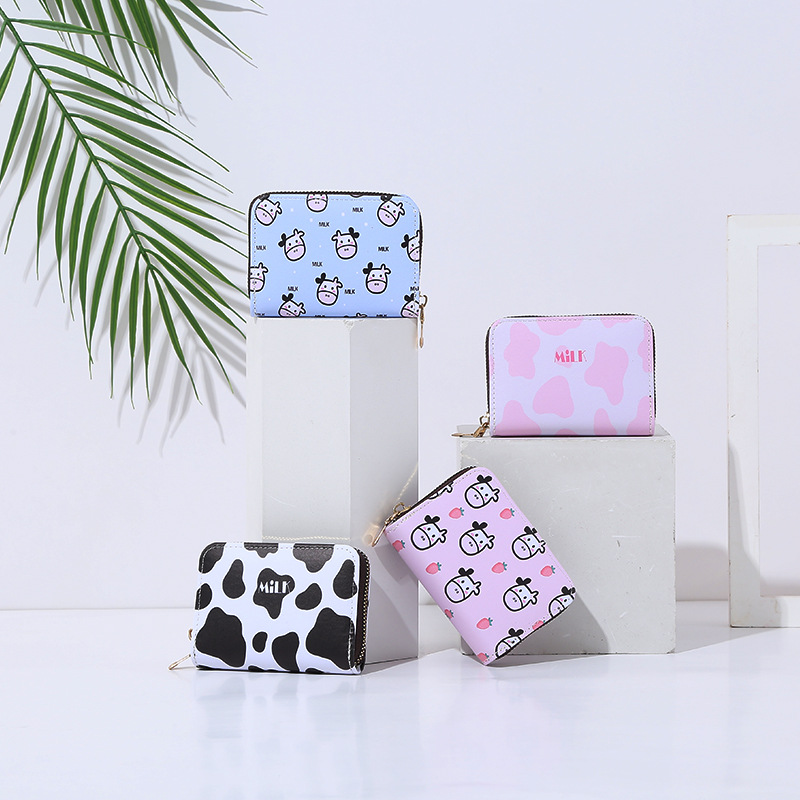 New Korean-style cartoon animal cute organ bag, multi-slot card bag, coin purse, ID bag, card holder, customizable logo full figure