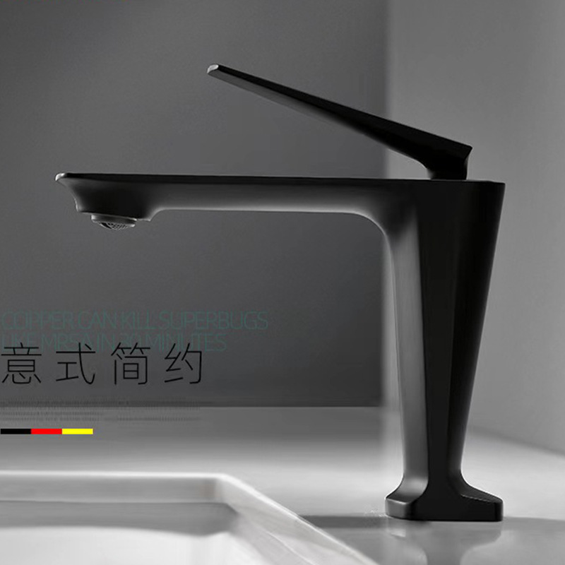 Ousapai washbasin faucet, black washbasin faucet, washbasin faucet, countertop faucet, bathroom cabinet faucet Application Scenario