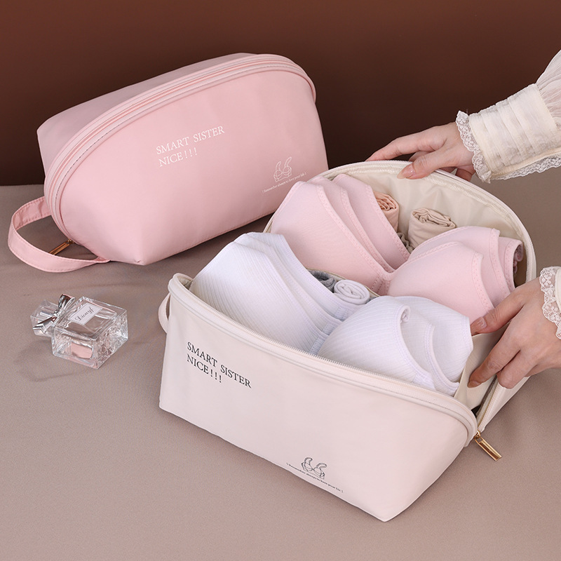 New cross-border three-in-one underwear and underpants storage bag, travel large-capacity portable storage bag, luggage sorting bag full figure