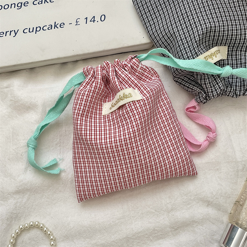 43222 InS-style drawstring bag, portable sundries, cosmetics and lipstick storage bag Specification drawing