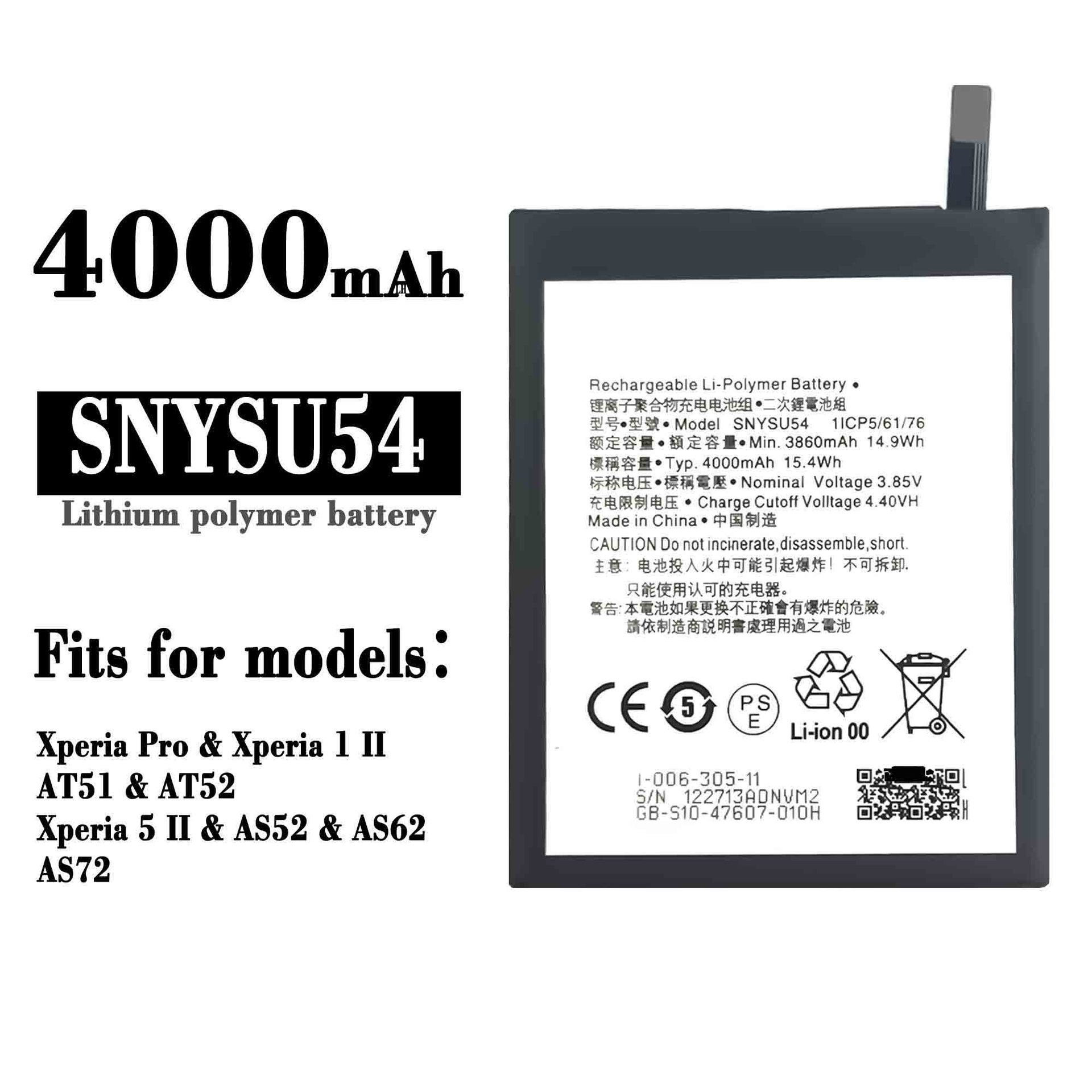 Suitable for Sony/ SONY Z3 battery Xperia X/Z4 Z5mini M5 XZ1 Mini mobile phone lithium batteries details Picture