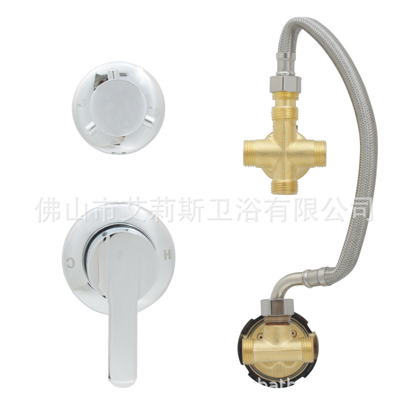 Integrated shower room, mixing valve, column hanging screen, hot and cold faucet switch, separate conversion and closing accessories, shower head, bathroom, home Application Scenario