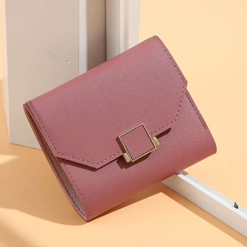 【 Factory Sales 】 Cute Japanese and Korean student fashionable and simple card wallet, short and small coin purse with multiple slots and large capacity Application Scenario