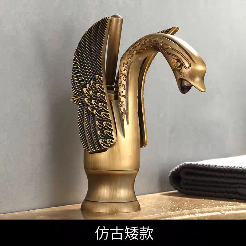 Heigu high-style washbasin faucet, hotel and household bathroom, cold and hot water washbasin, waterfall faucet Application Scenario