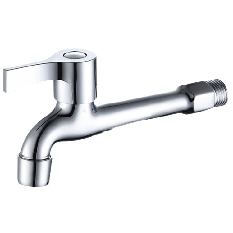 Factory direct supply washing machine faucet, 4-cent household copper core faucet, extended mop sink, quick-opening single-cooling faucet Item Picture