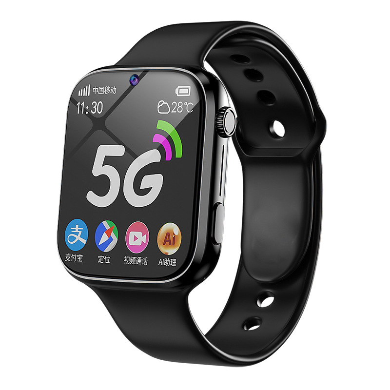 Children's card-inserting full-network phone call watch positioning video call with Alipay alarm multi-functional student watch full figure