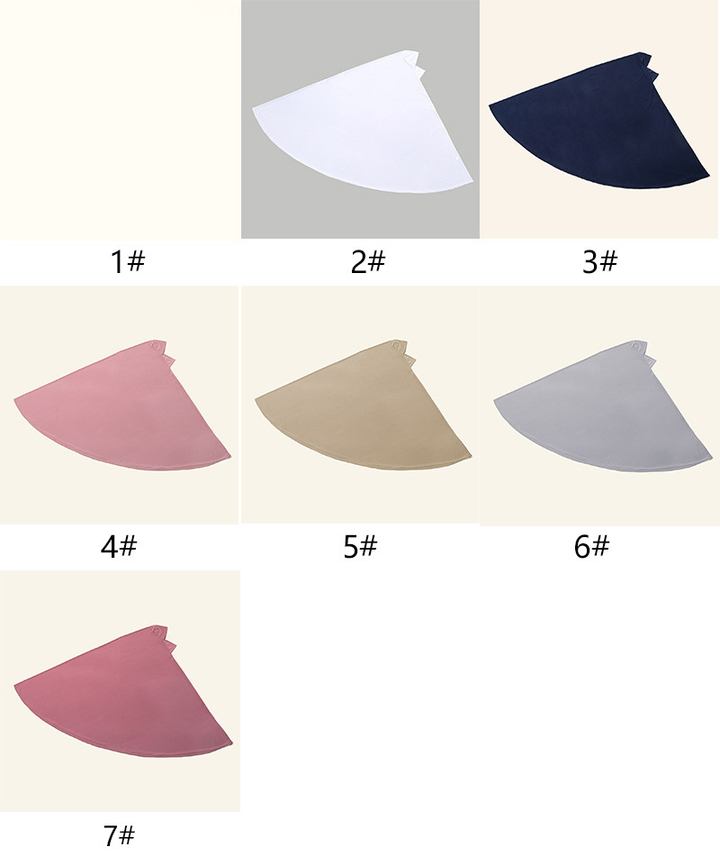 The new Malayan double-bar headscarf, crystal linen veil, women's long robe headscarf, Dubai mid-style gauze scarf, fashionable and convenient Muslim headscarf details Picture