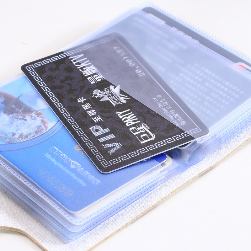Wholesale of domestic trend cartoon card packs, creative color card packs and card cases, multi-slot full-color advertisements in stock Item Picture