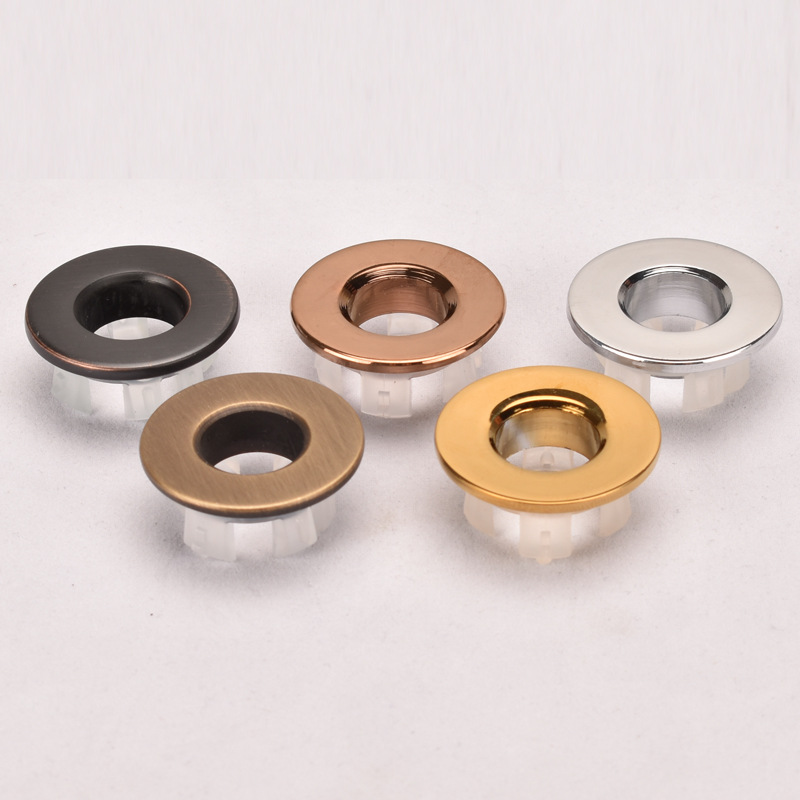 Factory direct supply of brass washbasin overflow outlet decorative covers, washbasins, countertop basins, washbasin overflow hole stoppers, and filters full figure