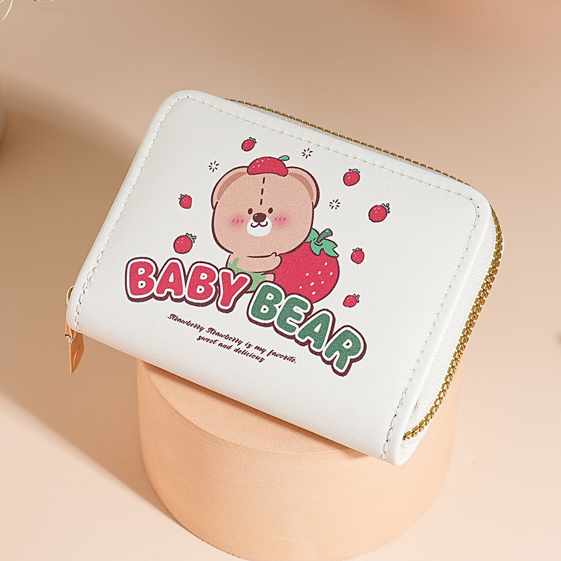 New, fresh and cute cartoon organ card case for ladies, ultra-thin student coin purse, credit card case and driver's license holder details Picture