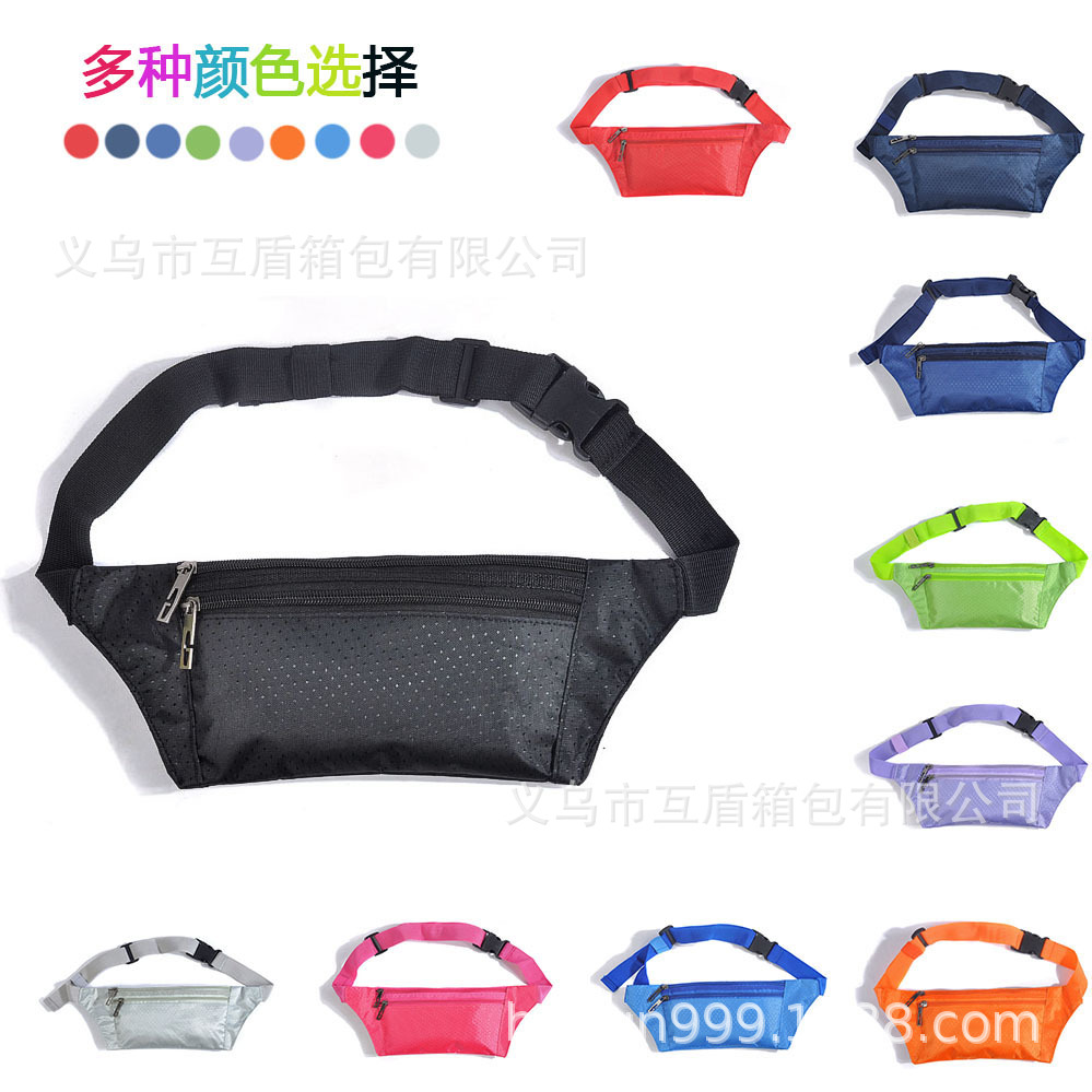 Outdoor sports waist bag, close-fitting anti-theft waist bag, suitable for men and women, invisible wallet belt Specification drawing