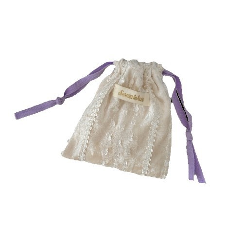 410112 Lace lace drawstring drawstring storage bag, small cloth bag for miscellaneous items, lipstick, coin purse, headphones, hand-held bag Item Picture