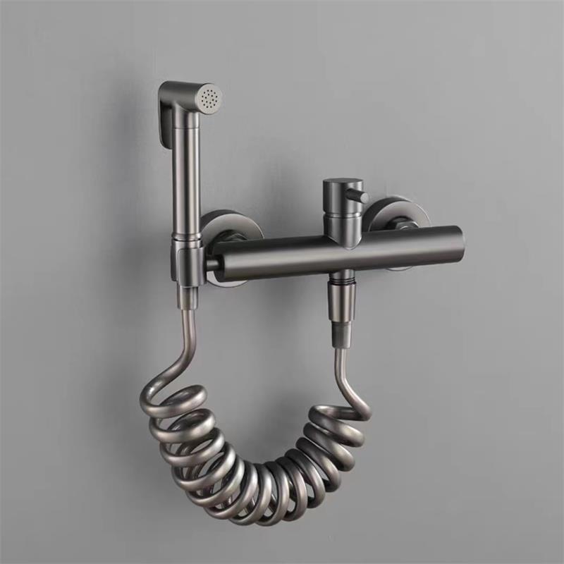 Kaiping Youjia Sanitary Ware Bathtub Hot and Cold Faucet Toilet Hot and Cold Companion Toilet Hot and Cold Spray Gun Floor Washer 5743 Specification drawing