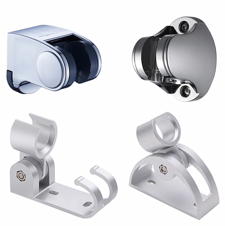 Showerhead stand, space aluminum showerhead base, hook, aluminum seat, showerhead seat, shower seat Item Picture