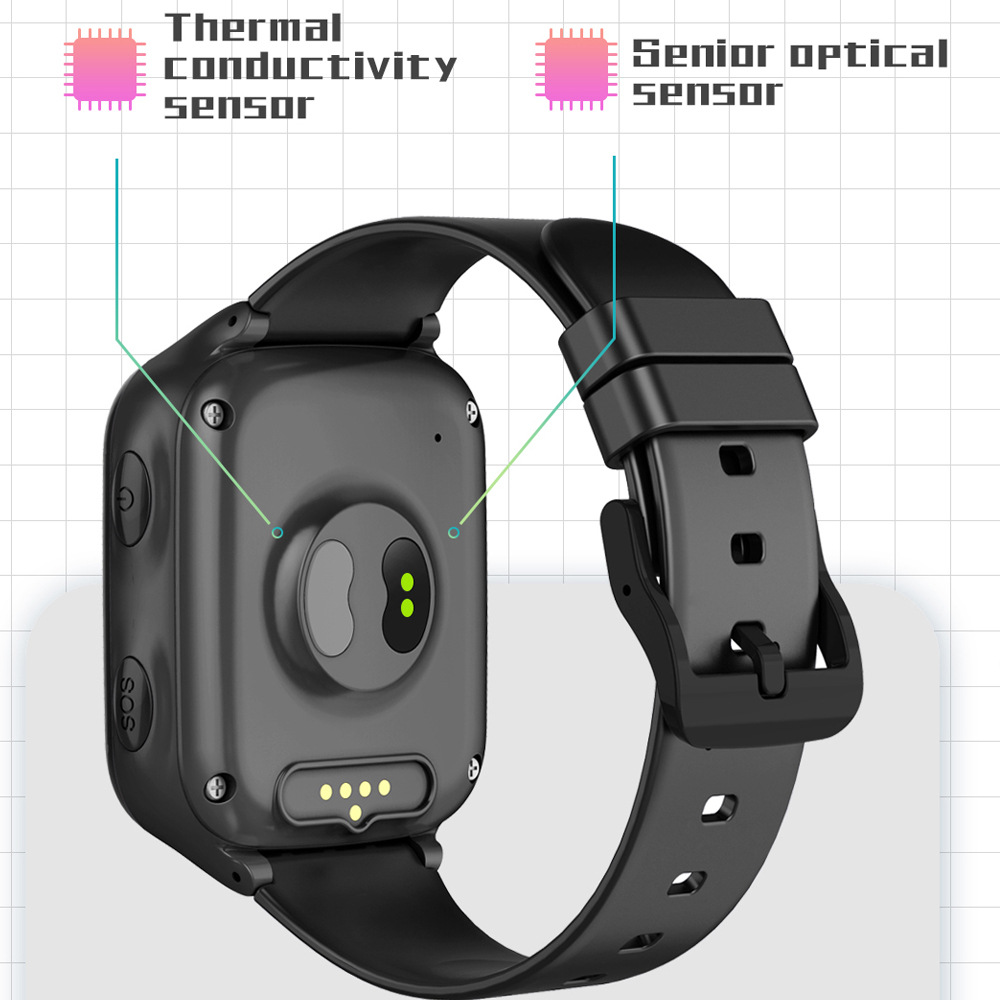 Cross-border exclusive 4G smart smartwatch for the elderly with GPS positioning and temperature, heart rate and blood pressure testing K9LH details Picture