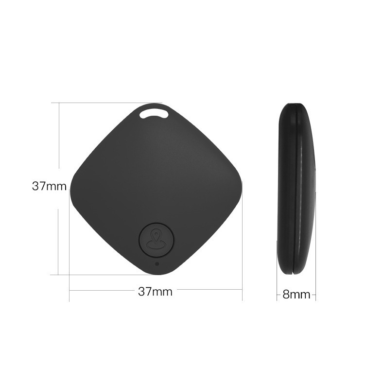 Wholesale of cross-border diamond-shaped Bluetooth anti-loss device, intelligent anti-wandering alarm, two-way positioning pet key 5.0 Item Picture