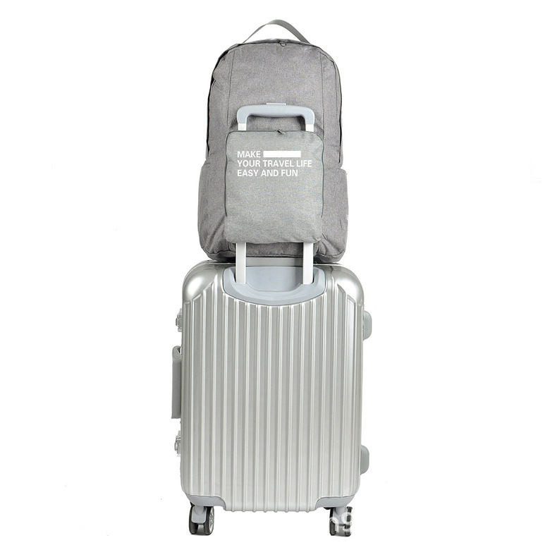 New Korean-style casual backpack, large-capacity student schoolbag, polyester backpack for storage Specification drawing