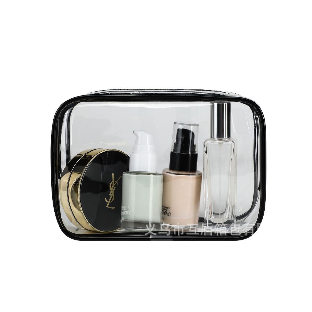 Ready-made pvc cosmetic bags, transparent packaging bags, waterproof storage, cross-border portable travel customized logo Item Picture