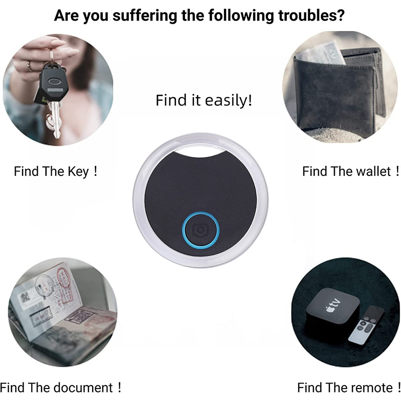In-stock mobile phone key anti-loss device, intelligent two-way search, Bluetooth photo, separate alarm, forget reminder, creative gift Specification drawing