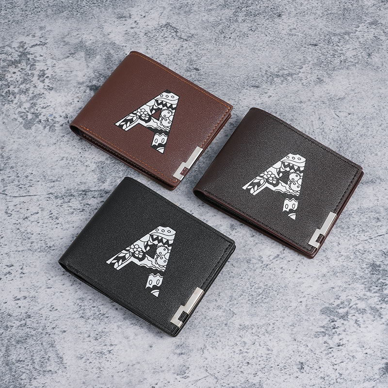 Cross-border exclusive wallet: Men can give their boyfriends, friends and husbands short wallets with retro prints and 20% off loose change Application Scenario