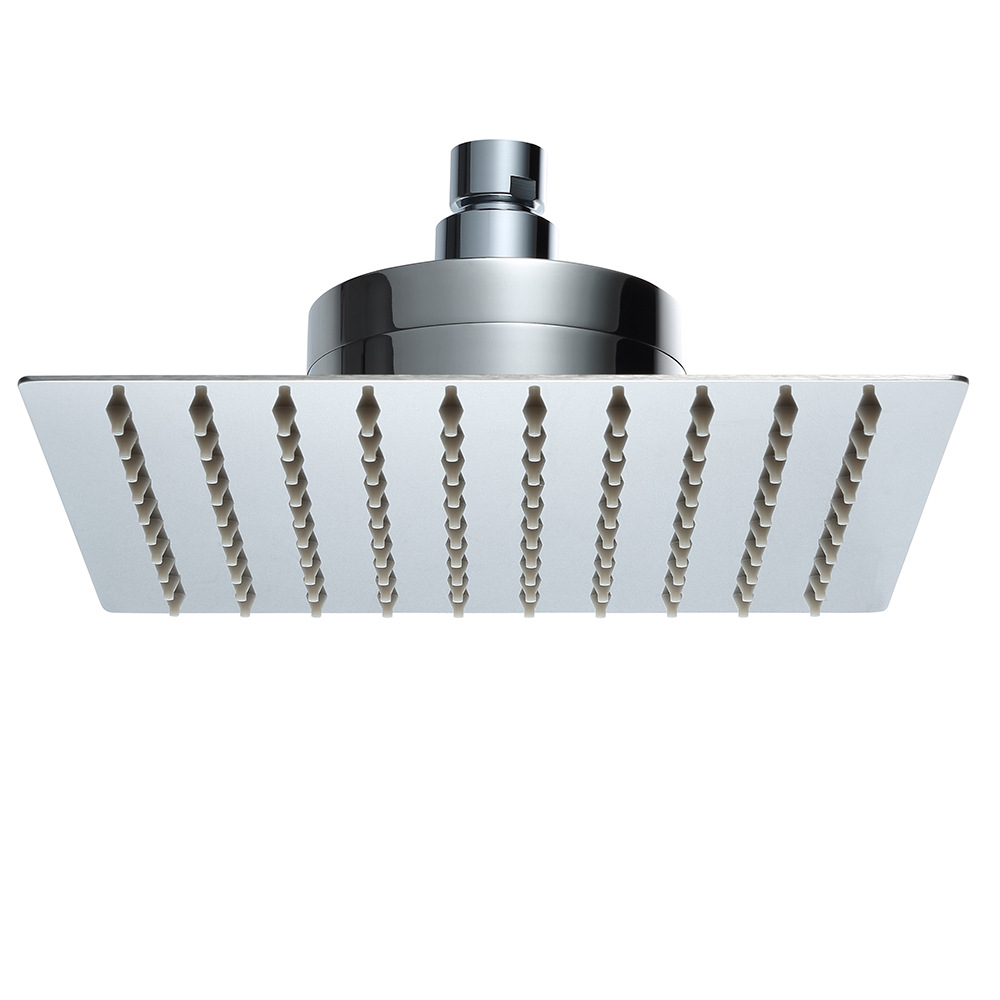 Amazon bathroom stainless steel filter large top spray powerful pressurized square showerhead, shower head and shower head Item Picture