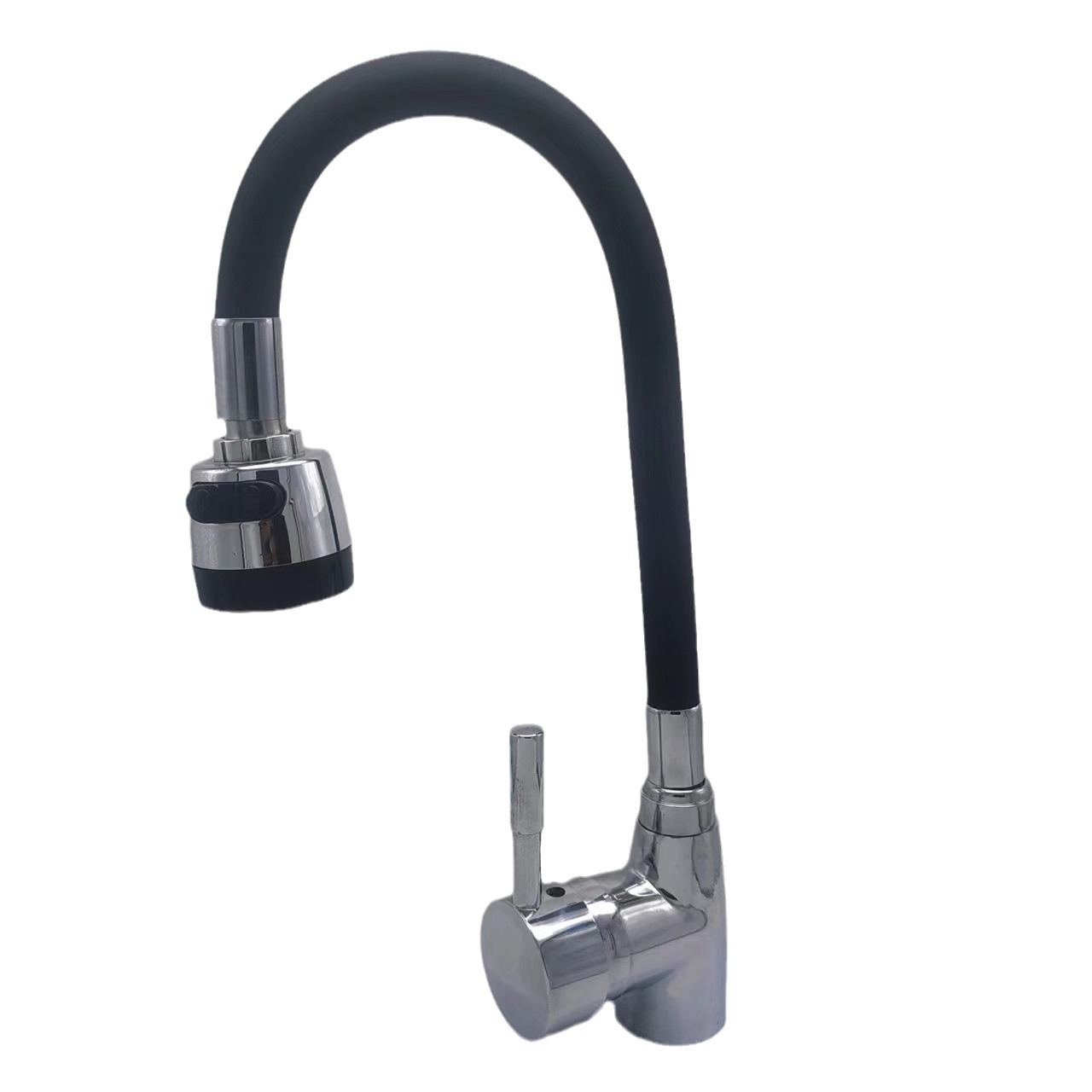 Cold and hot water faucets, kitchen pressurized universal hose, bathroom mixing valve, laundry sink with switch, universal rotating straight Item Picture