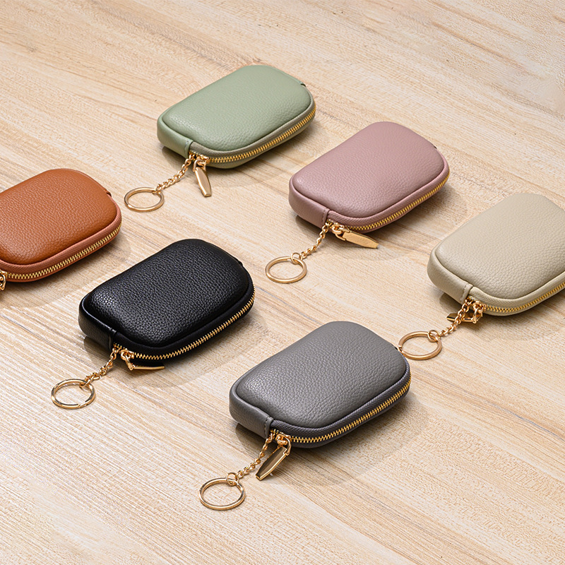 Cross-border bestsellers: 2024 New cute ladies' coin purse, coin case, mini storage bag, earphone case, keychain details Picture
