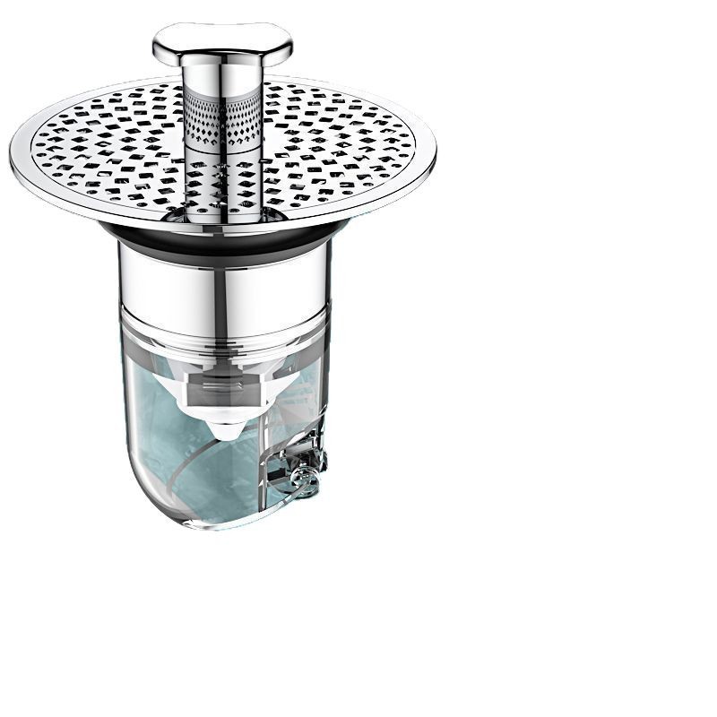 The washbasin face sink is equipped with a spring core leak-proof plug. The washbasin drain is equipped with a press-type anti-odor, anti-clogging and anti-insect filter screen Item Picture