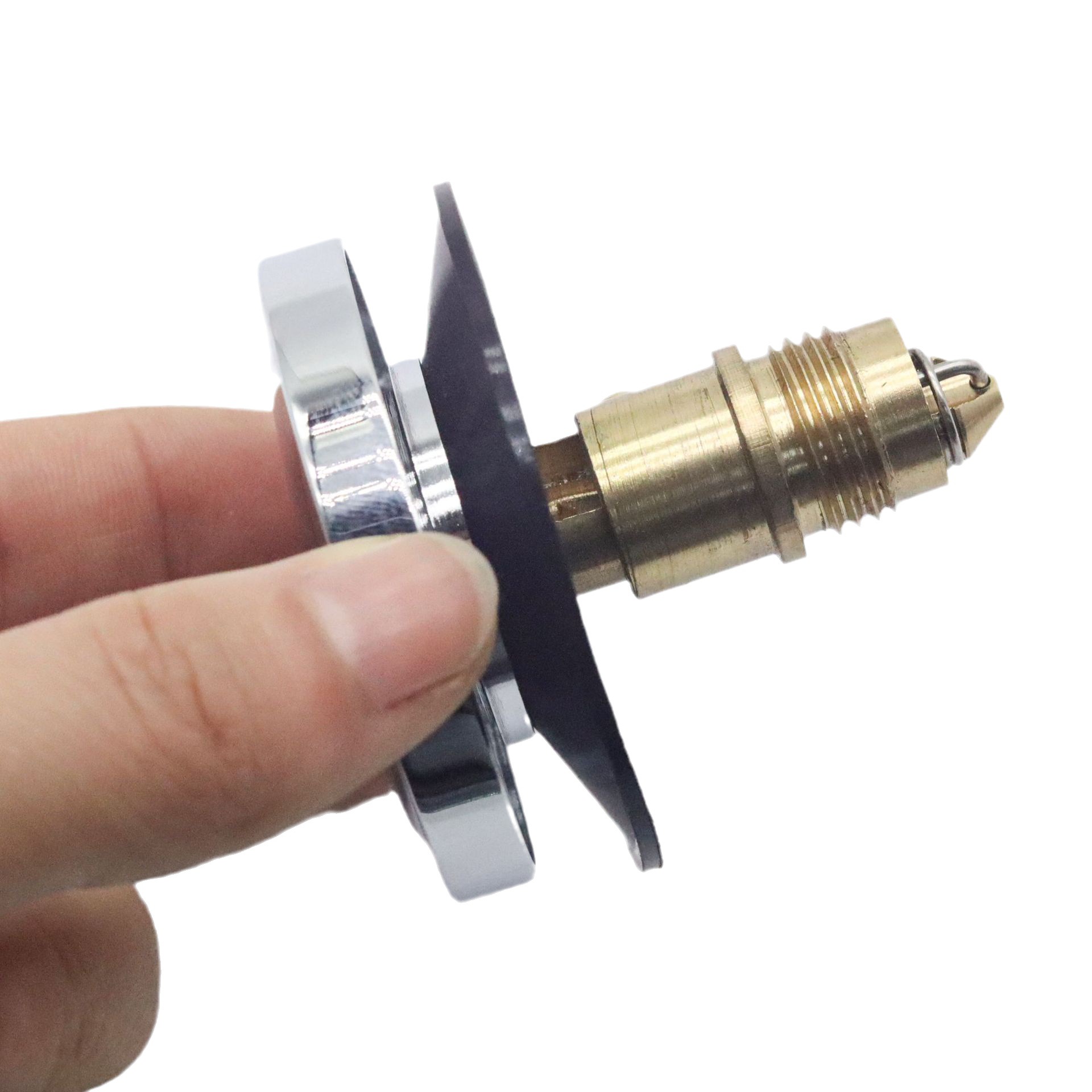 Copper bathtub drain anti-odor plug, universal bathtub press-type bouncing magic tool, bouncing drain plug accessory Item Picture