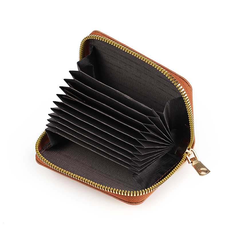 Solid-color organ card case, small and exquisite for women, multi-slot large-capacity for men, Douyin welfare card case, cross-border card case Application Scenario