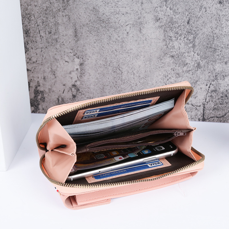 2022 New style wholesale large-capacity multi-functional fashionable and simple leaf single-shoulder small bag crossbody mobile phone bag for women details Picture