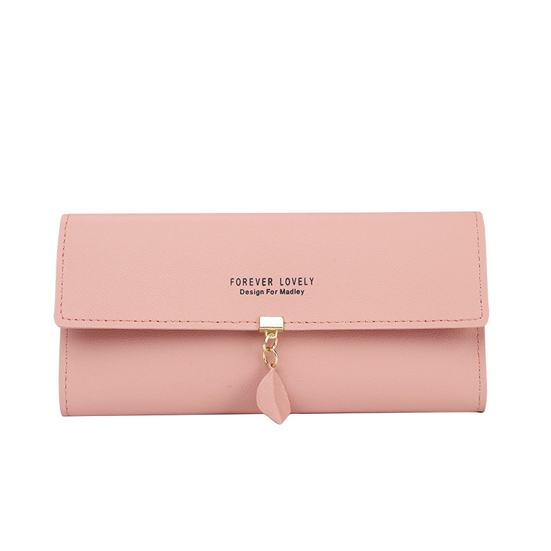 Factory direct sales 2021 Bestsellers: Leaf Wallet, Multi-functional 30% off ID Bag, large-capacity clutch, fashionable for women Item Picture