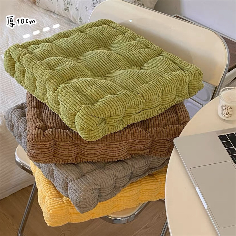 Office sitting wonder: Corduroy seat cushion, simple thickened butt cushion, student dormitory chair cushion, fart cushion details Picture