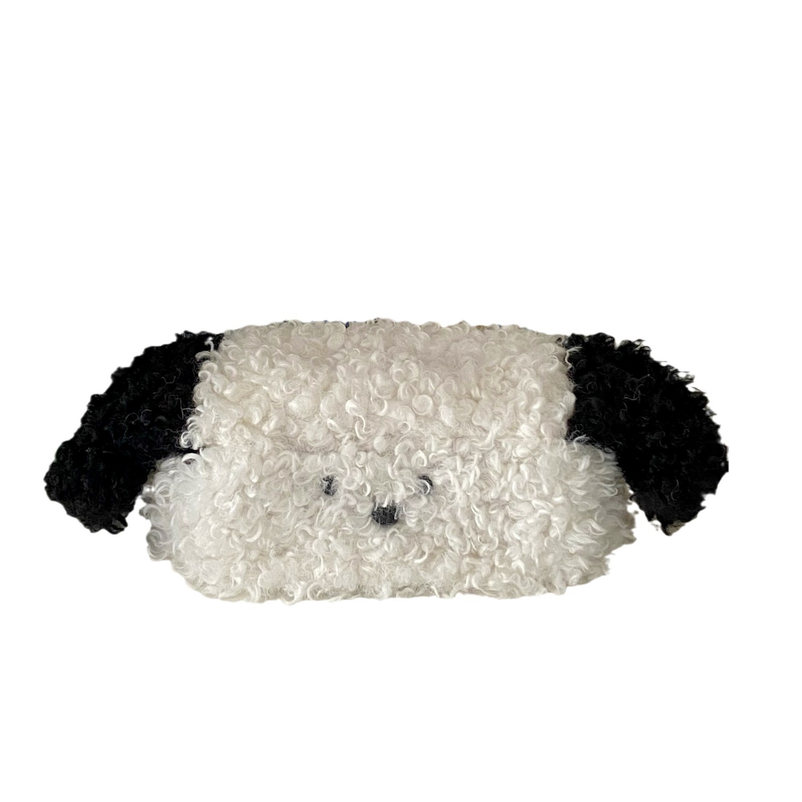 ins plush puppy tissue box, creative desktop coffee table tissue set, home living room tissue pack, car-mounted storage bag Item Picture