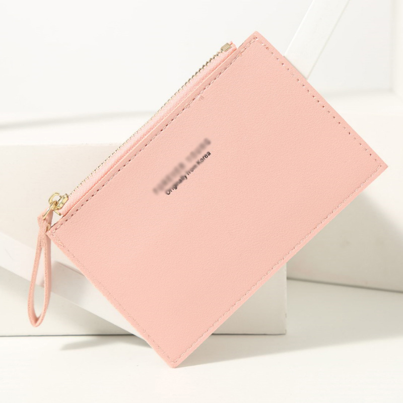 The new 2023 women's card case zipper clutch, a Japanese-style wallet for students and white-collar workers, features multiple card slots and multiple functions details Picture